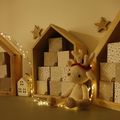 DIY Calendrier de l'Avent en bois - maisons et boîtes