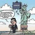 Sarkozy à New York pour les 125 ans de la statue de la Liberté