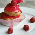 Religieuse Framboise et Rose