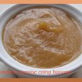 Compote pomme coing banane