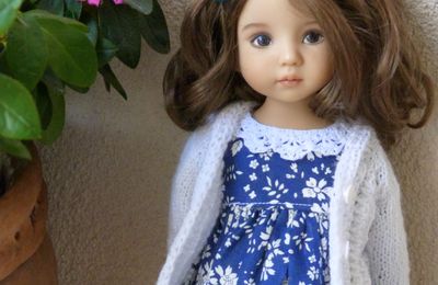 Judith en liberty bleu
