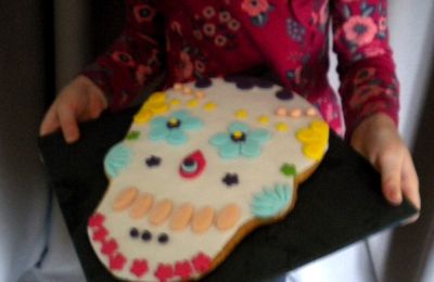 Un biscuit Calavera à faire avec les enfants