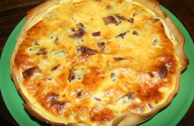 Quiche italienne, coppa et ricotta