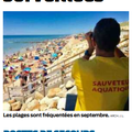 Les plages encore surveillées