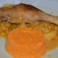 Cuisse de canard aux agrumes