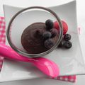 Mousse au chocolat végétalienne, sans gluten et sans lactose