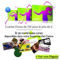 Promotion iTUNES chez SuperCasino : 3 pour le prix de 2