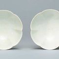 A pair of Qingbai petal-lobed bowls, Song Dynasty (960-1279)