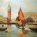 Attribué à Antonio Maria de MANESCAU (1862-1937), Venise