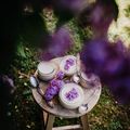 Panna cotta aux lilas