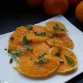 SALADE D'Oranges Basilic et Pistaches