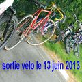 journée vélo pour les grands: jeudi 13 juin 2013 à 13................