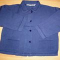 lot #78, veste indigo 2 ans