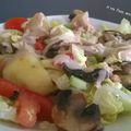 Salade pomme de terre champignons