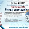 Les élections CE et DP : Vote par correspondance...