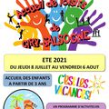 ALSH ETE 2021 - lancement des inscriptions 