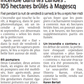 Incendie dans les Landes