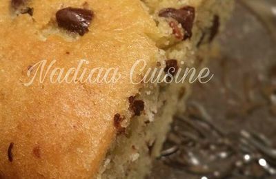 Cake Pistache aux pépites de chocolat