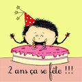 2 ans ça se fête !!! ( à gagner...)