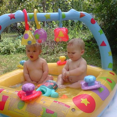 Baignade avec mon cousin Gabin