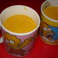 Soupe de carotte au curry et lait de coco