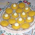 Tartelettes aux citrons au lemon curd parvé ou halavi
