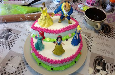 Gâteau d'anniversaire princesse