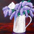 Lilas avec tulipe