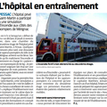 Exercice incendie à l'hôpital privé Saint-Martin