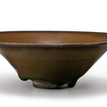 A Jian persimmon-brown 'hare's-fur' conical bowl, Southern Song dynasty, 12th-13th century