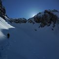 Alpi : face NW Culivillas, 25 février