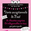 Vente éphémère de Noël au Chamalo, samedi 3 décembre 2016 de 12h à 18h