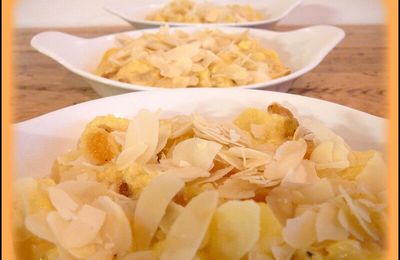 Cassolettes poires - pommes - raisins secs