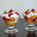 VERRINES SUCRÉES - MOUSSE DE NECTARINES - FRAISES ET CHANTILLY