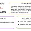 Carnet de bord du 31 janvier au 6 février 2024