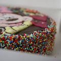 Gâteau d'anniversaire enfant thème Minnie Disney