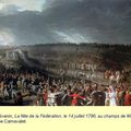 Le 16 avril 1790 à Mamers : fête de la fédération.