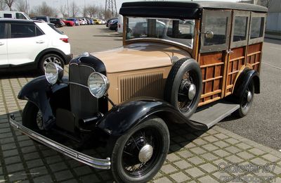 Ford model B 4door woody wagon-1932