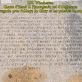 1181 Winchester, Charte d’Henri II Plantagenêt, roi d’Angleterre de sauvegarde pour l'abbaye de Cluny et les prieurés de son ordre.