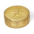 A Louis XV Vari-Colored Gold Snuff Box. Paris, 1753