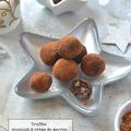 Truffes {chocolat & marrons glacés} #vegan #glutenfree #Noël