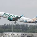 Aéroport: Toulouse-Blagnac(TLS-LFBO): Frontier Airlines: Airbus A320-214(WL): N233FR: F-WWIF: MSN:7095. NEW LIVERY FOR FRONTIER