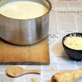 Velouté choux fleur, panais et gingembre