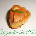 Coeurs d'océan ou canapés au saumon!