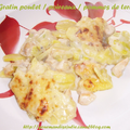 Gratin poulet / poireaux / pommes de terre