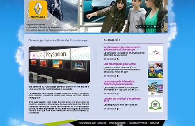 Site web Partenaires-Futuroscope