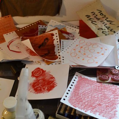 "workshop on line " d'art textile avec Dionne Swift