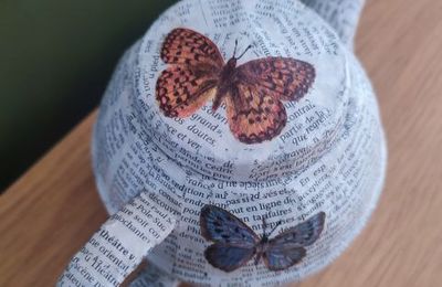 Sculpter le papier journal