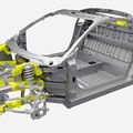 Noeud de structure aluminium par moulage par ablation sur la future HONDA NSX