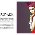 Editorial: "Sauvage" with Gwen Lu by Rus Anson for One Eighty Magazine, Spring 2010